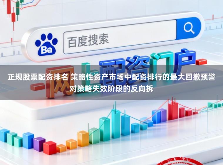 正规股票配资排名 策略性资产市场中配资排行的最大回撤预警对策略失效阶段的反向拆